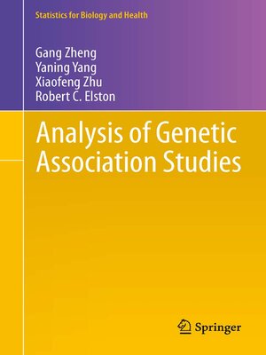 cover image of Analysis of Genetic Association Studies